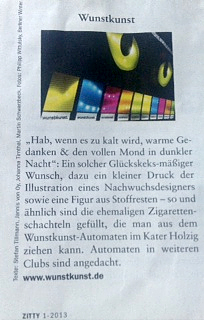 RIOT 1394, Sammelkarten # 4, wunstkunst